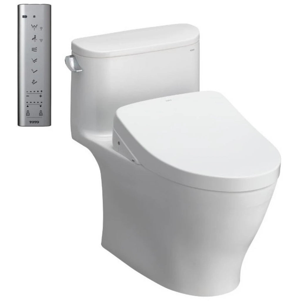 MS887CRW12#XW - Bàn cầu một khối kèm nắp rửa điện tử WASHLET