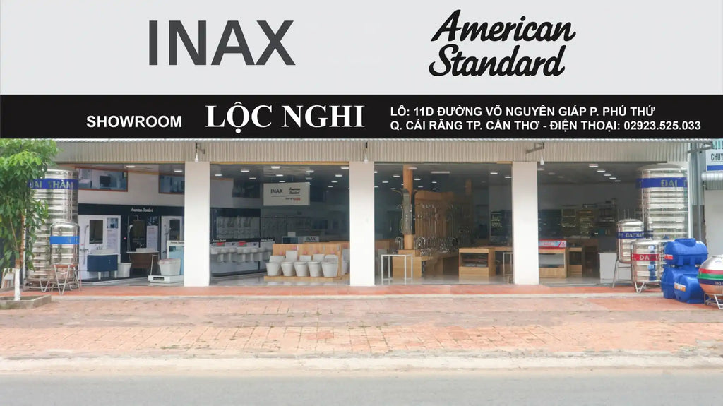 Cửa hàng trưng bày thiết bị vệ sinh INAX American Standard.