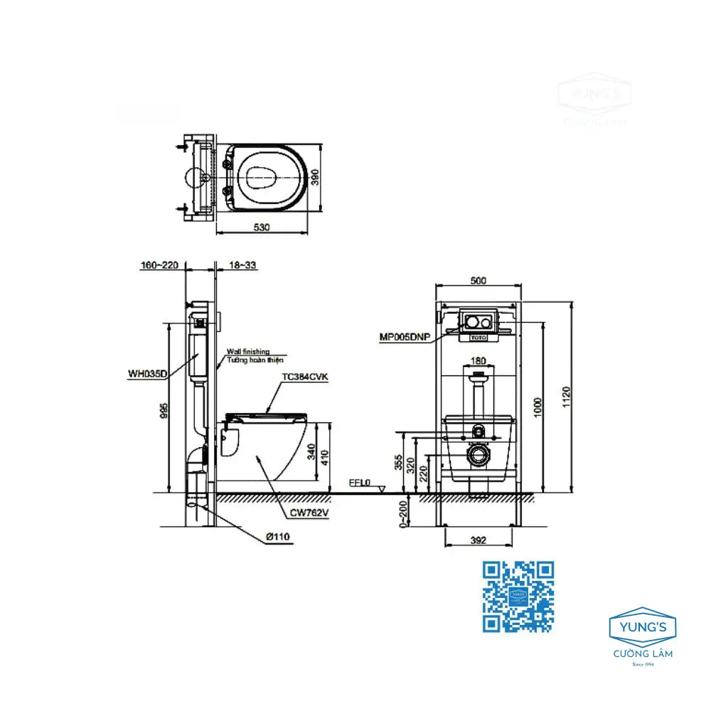 Cw762#Xw Tc384Cvk#W Bàn Cầu Treo Tường