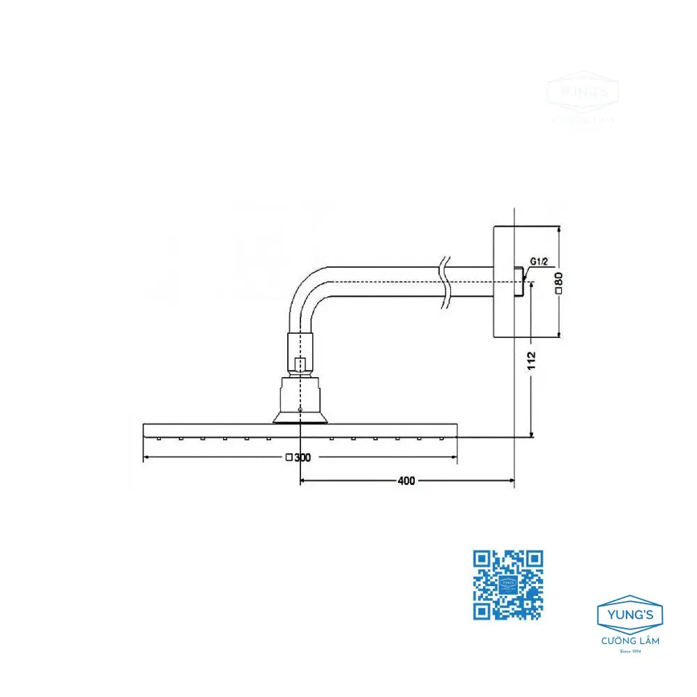 Bát sen gắn tường DBX114CAMR | Thiết Bị Vệ Sinh TOTO