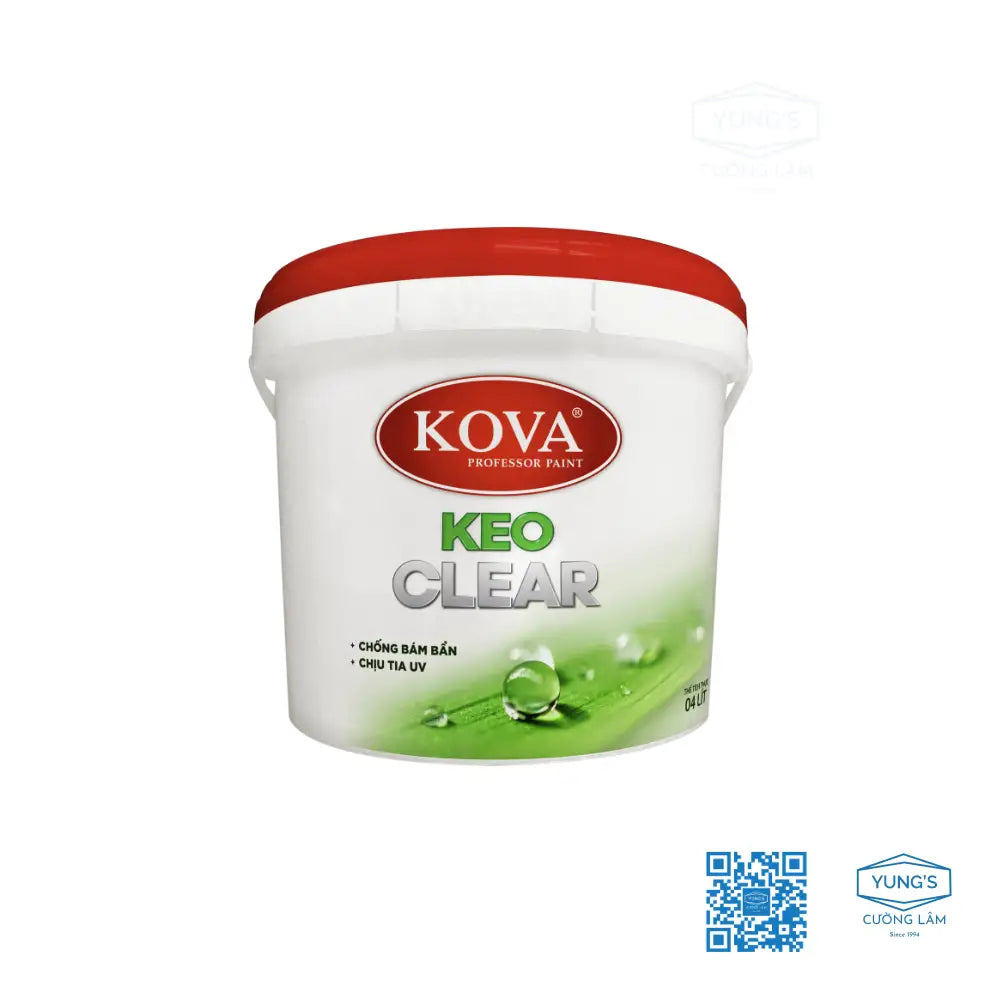 Keo Bóng Nước Kova Clear W Sơn Trang Trí Đặc Biệt