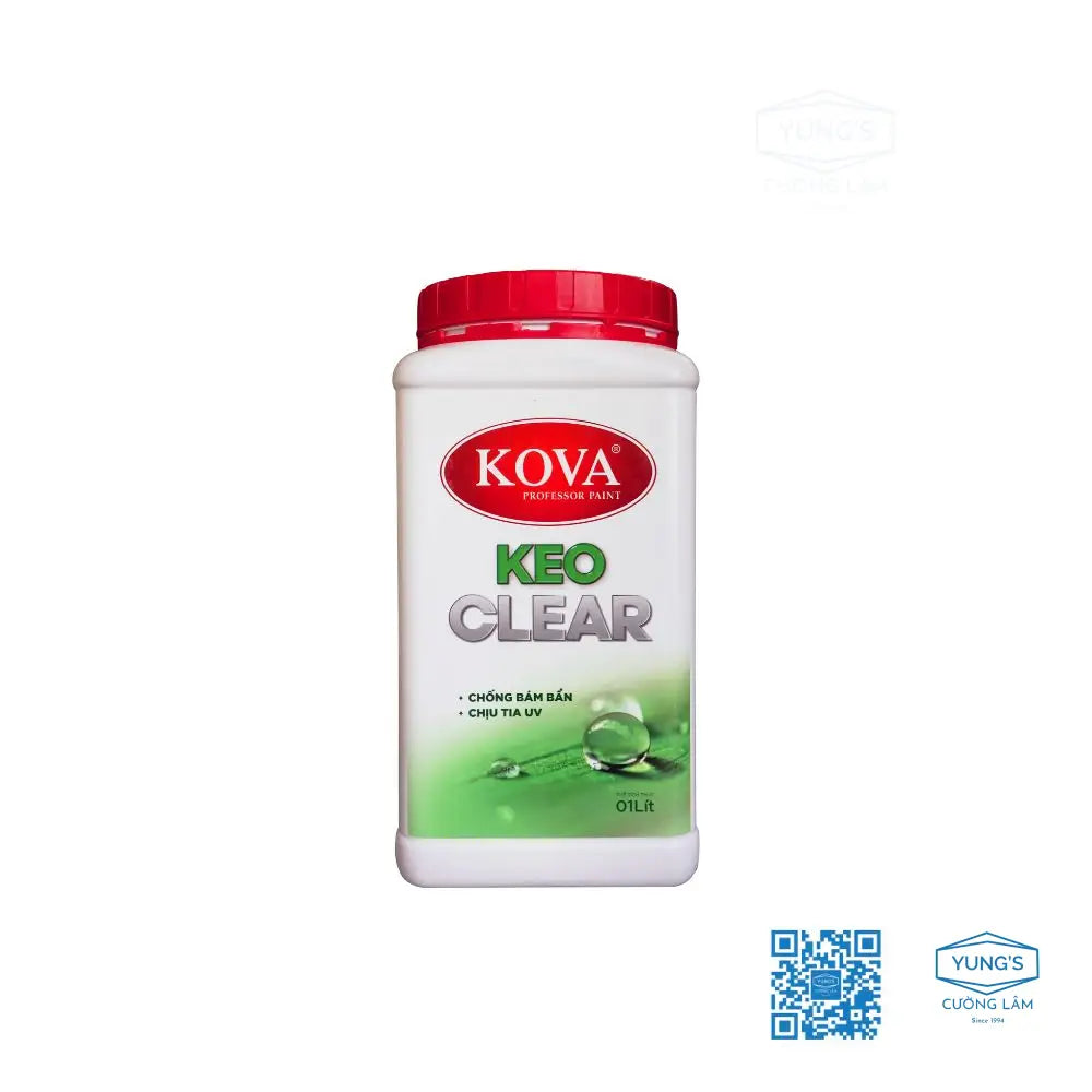 Keo Bóng Nước Kova Clear W Sơn Trang Trí Đặc Biệt