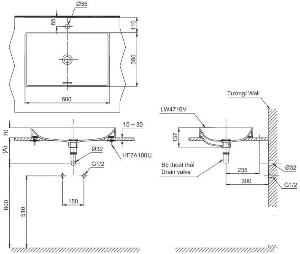 Lt4716G17#Xw 檯面洗手盆