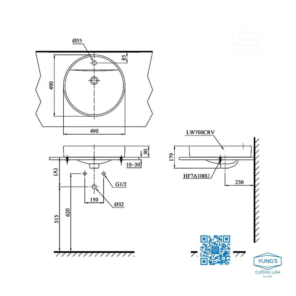 Lt700Ctr#Xw Lavabo Đặt Trên Bàn