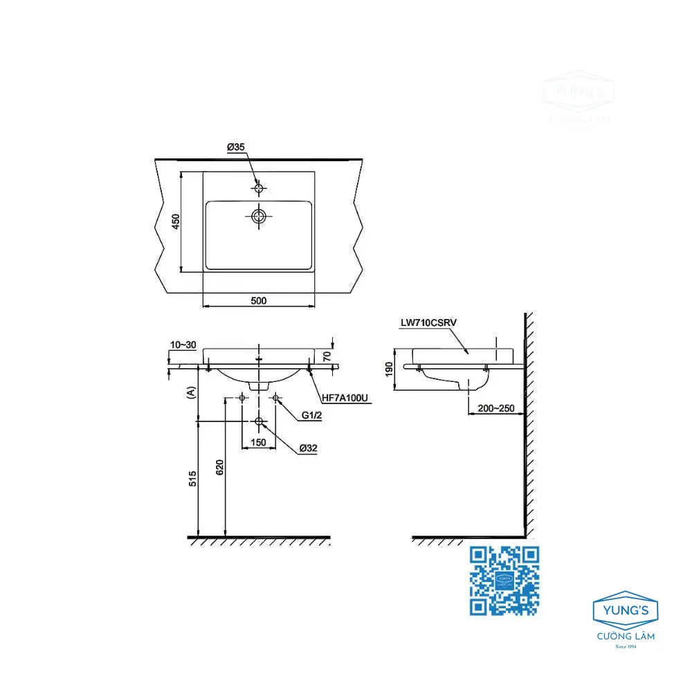 Lt710Csr#Xw Lavabo Đặt Trên Bàn