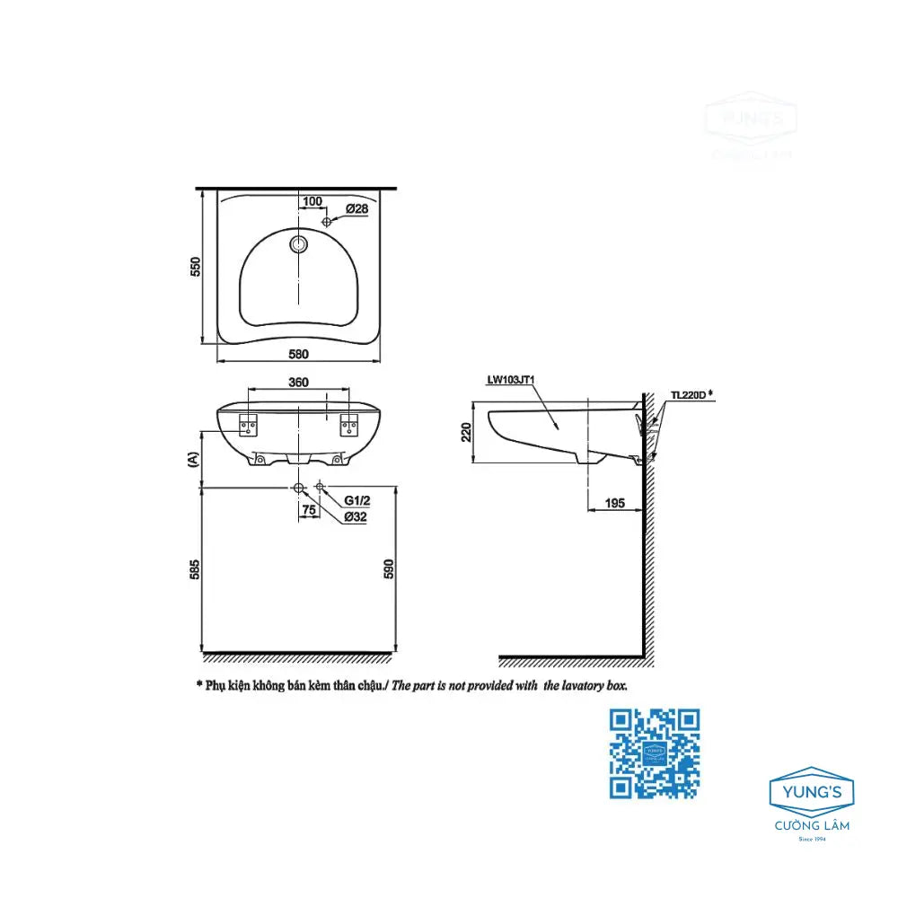 Lw103Jt1#W Lavabo