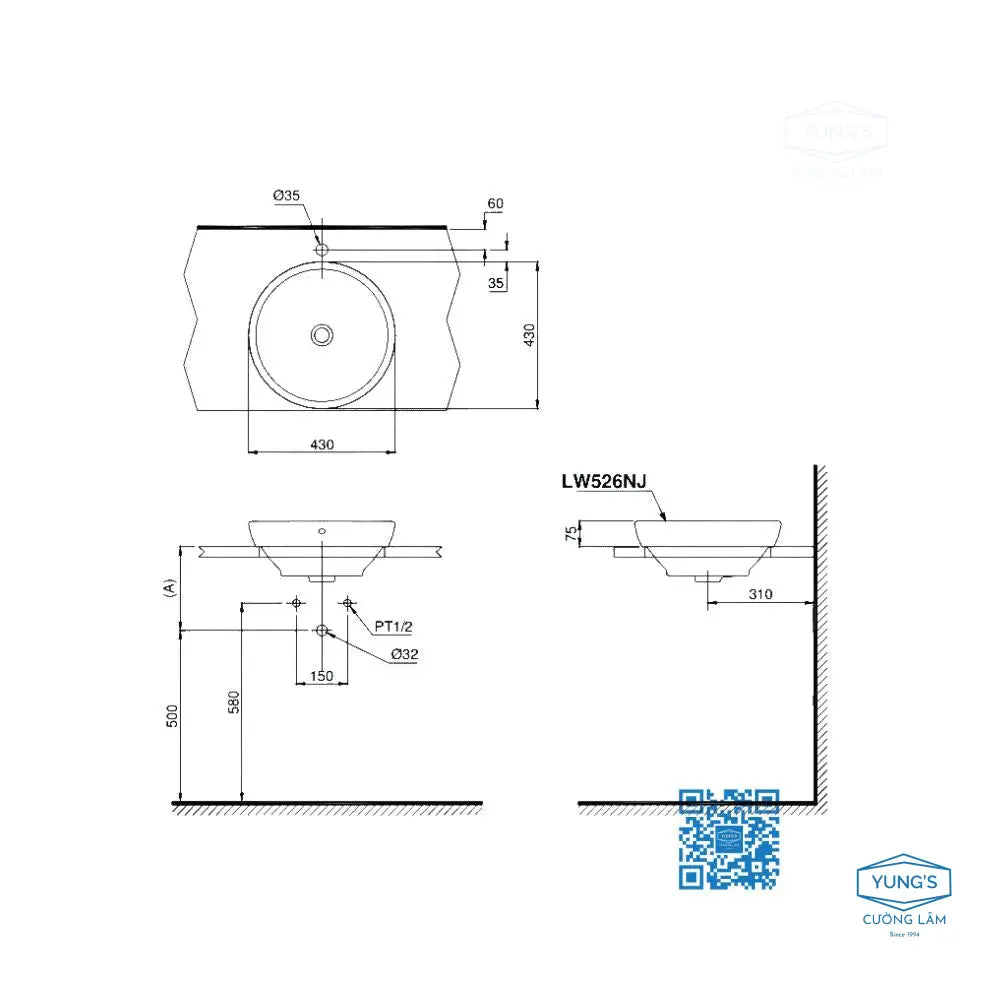 Lw526Nju#W Lavabo Đặt Trên Bàn