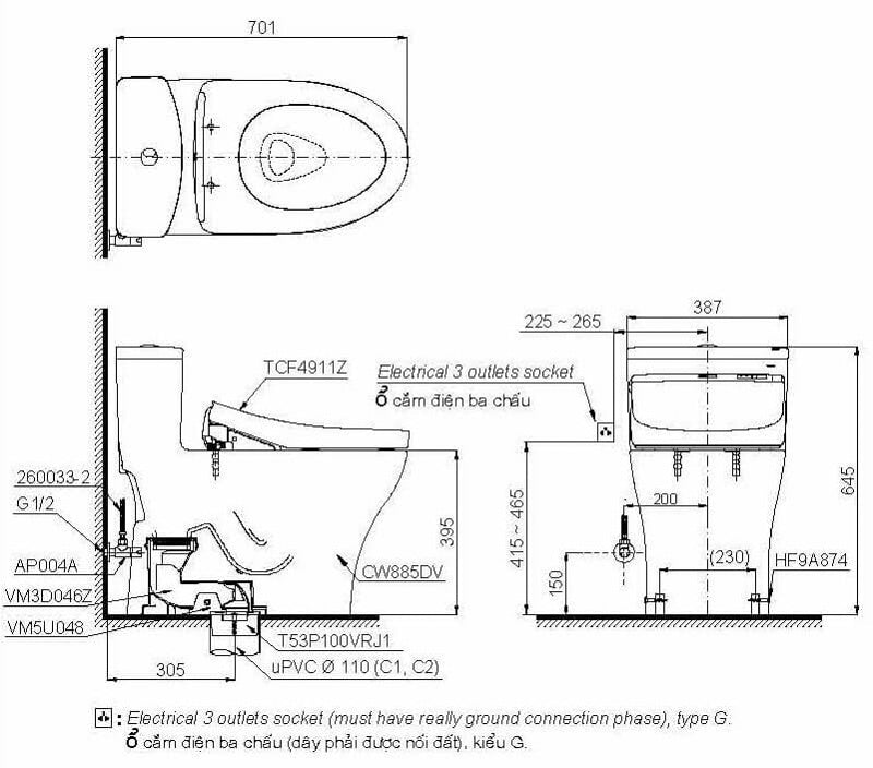 ban ve ms885dw11 toto