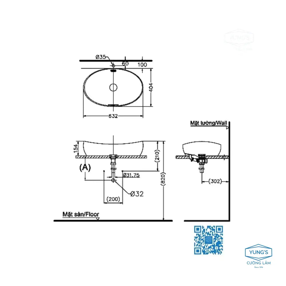 Pjs01We#Gw Lavabo Đặt Trên Bàn