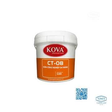 SƠN CÔNG NGHIỆP ĐA NĂNG KOVA CT-08 KHÔNG NHÁM (XANH, ĐỎ, TRẮNG) Sơn Kova | Nhà Phân Phối Cường Lâm