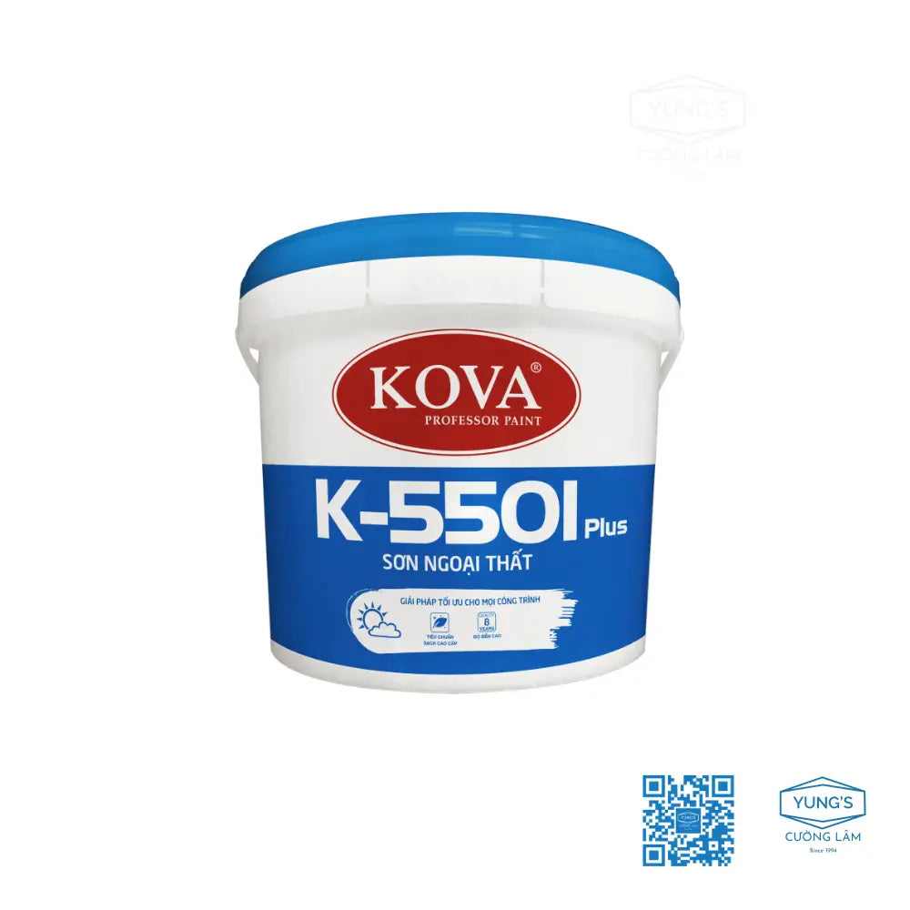 Sơn Ngoại Thất Cao Cấp Kova K-5501 Thùng 3.5L Trang Trí