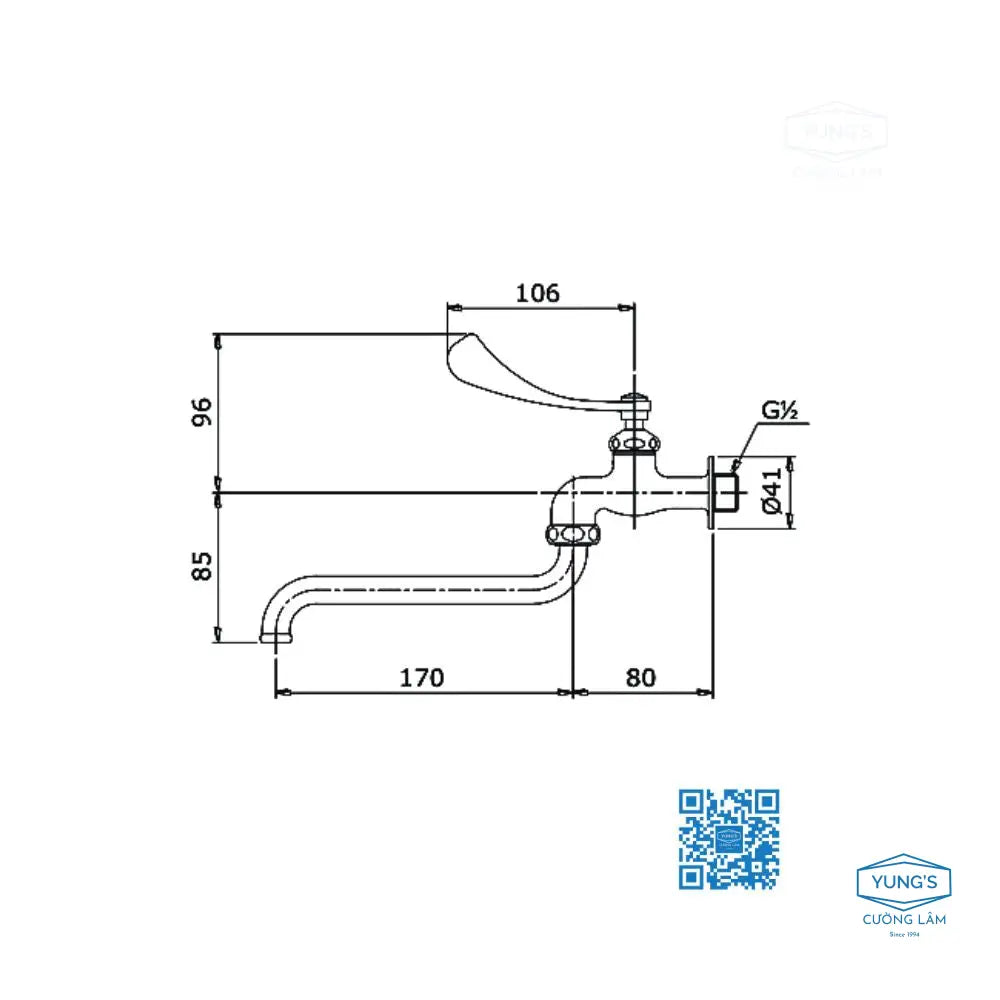 Vòi nước lạnh T30ARQ13N | Thiết Bị Vệ Sinh TOTO