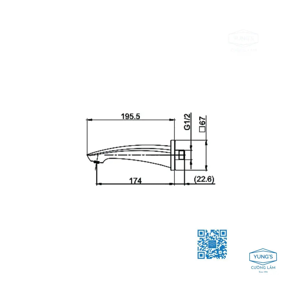 Vòi xả bồn GM TBG09001B | Thiết Bị Vệ Sinh TOTO