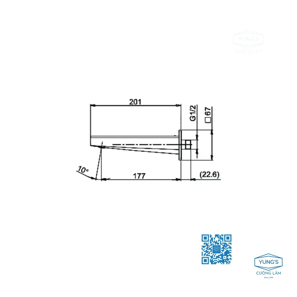 Vòi xả bồn GB TBG10001B | Thiết Bị Vệ Sinh TOTO