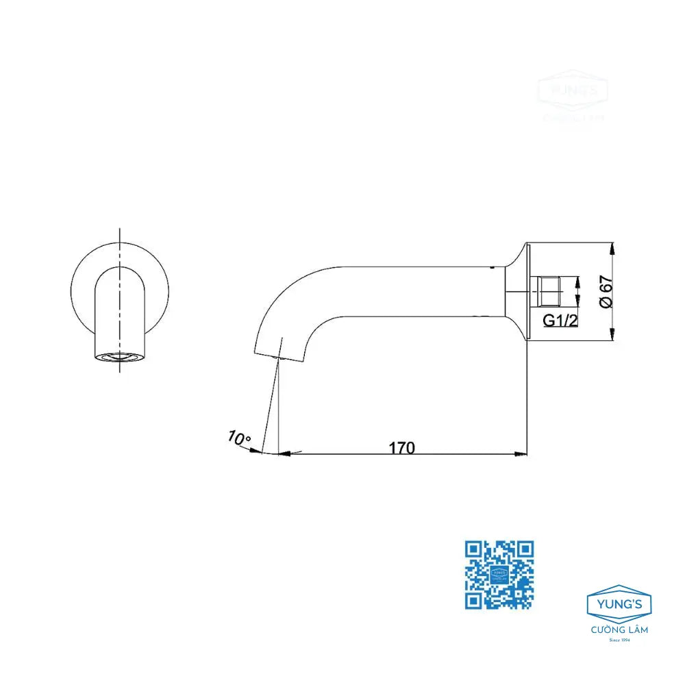 Vòi xả bồn LN TBS02001B | Thiết Bị Vệ Sinh TOTO