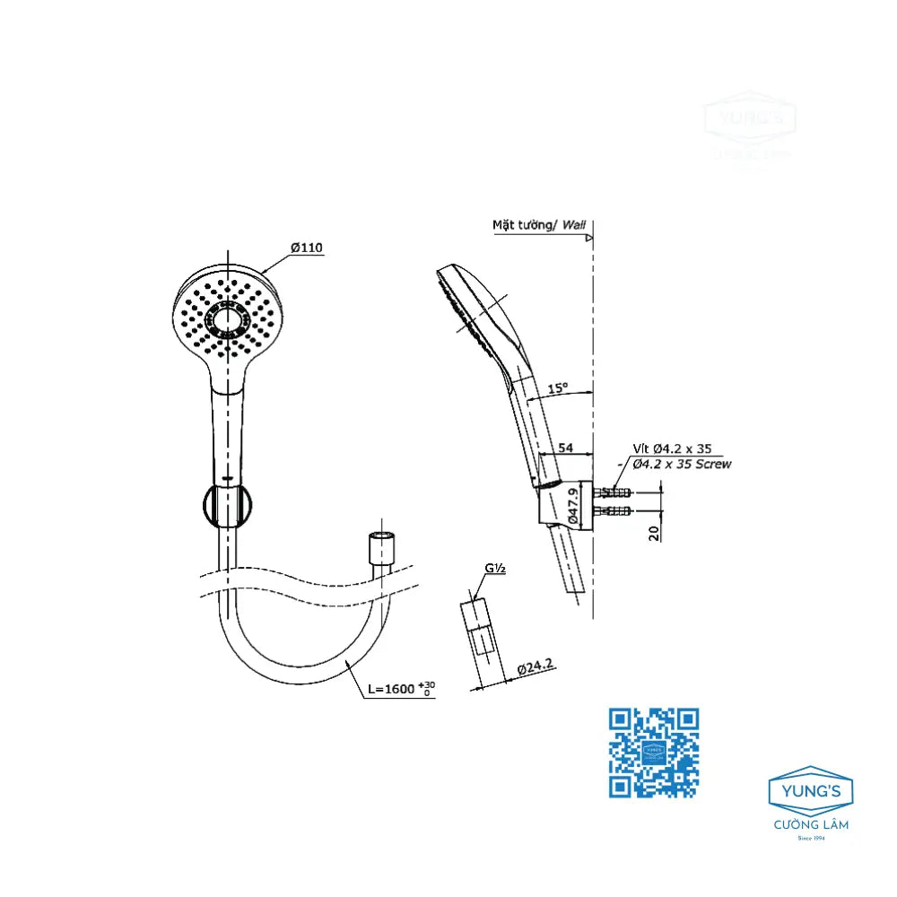 Sen tắm nhiệt độ TBV03427V TBW01008A | Thiết Bị Vệ Sinh TOTO