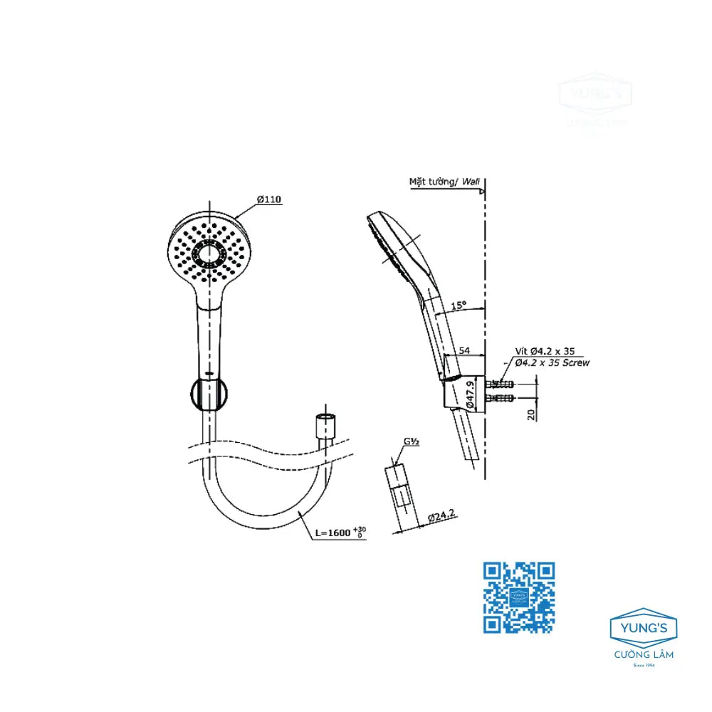 Sen tắm nhiệt độ TBV03429V TBW01008A | Thiết Bị Vệ Sinh TOTO