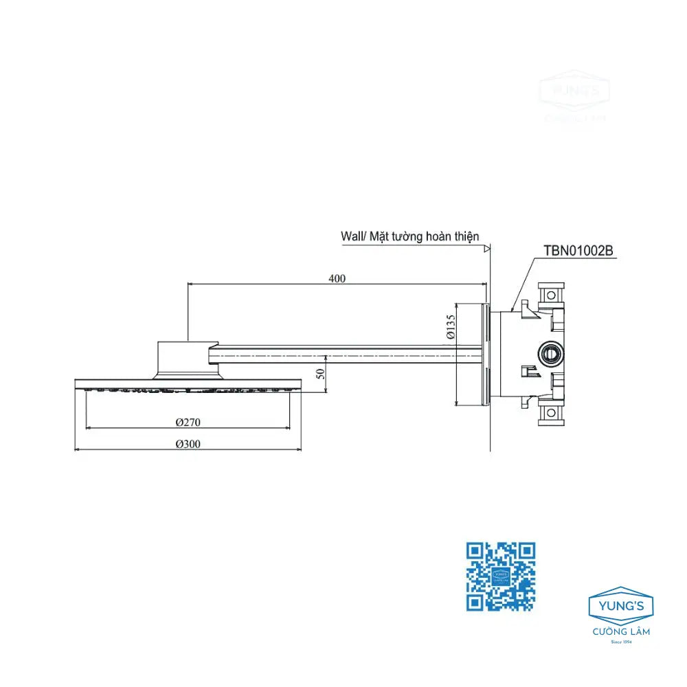 Bát sen gắn tường TBW07004A TBN01002B | Thiết Bị Vệ Sinh TOTO