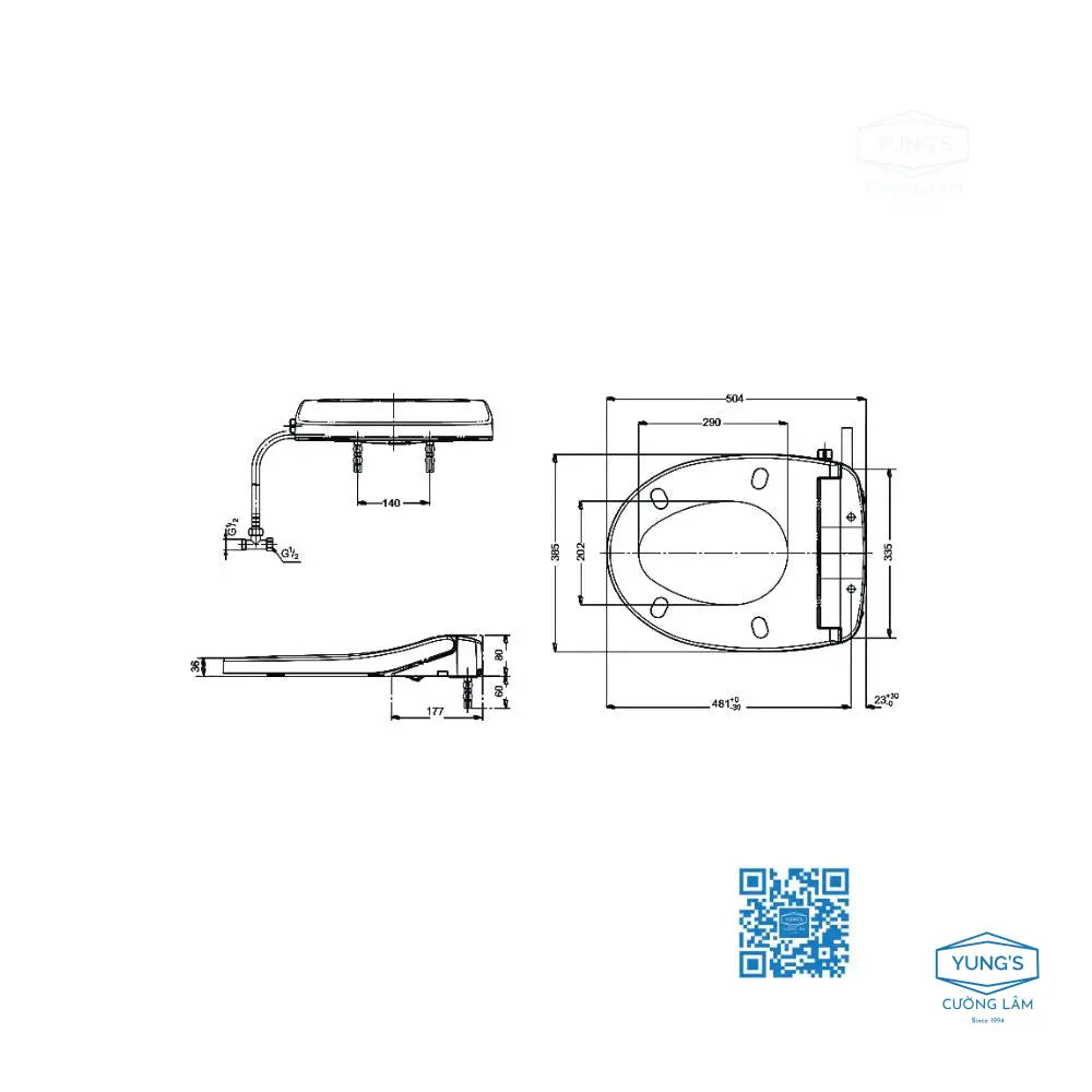 Tcw07S#W Nắp Rửa Cơ Ecowasher