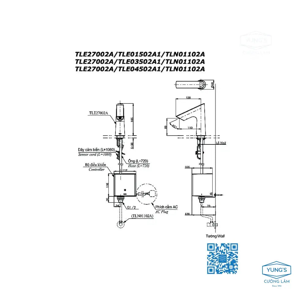 Tle27002A Vòi Lavabo Tự Động