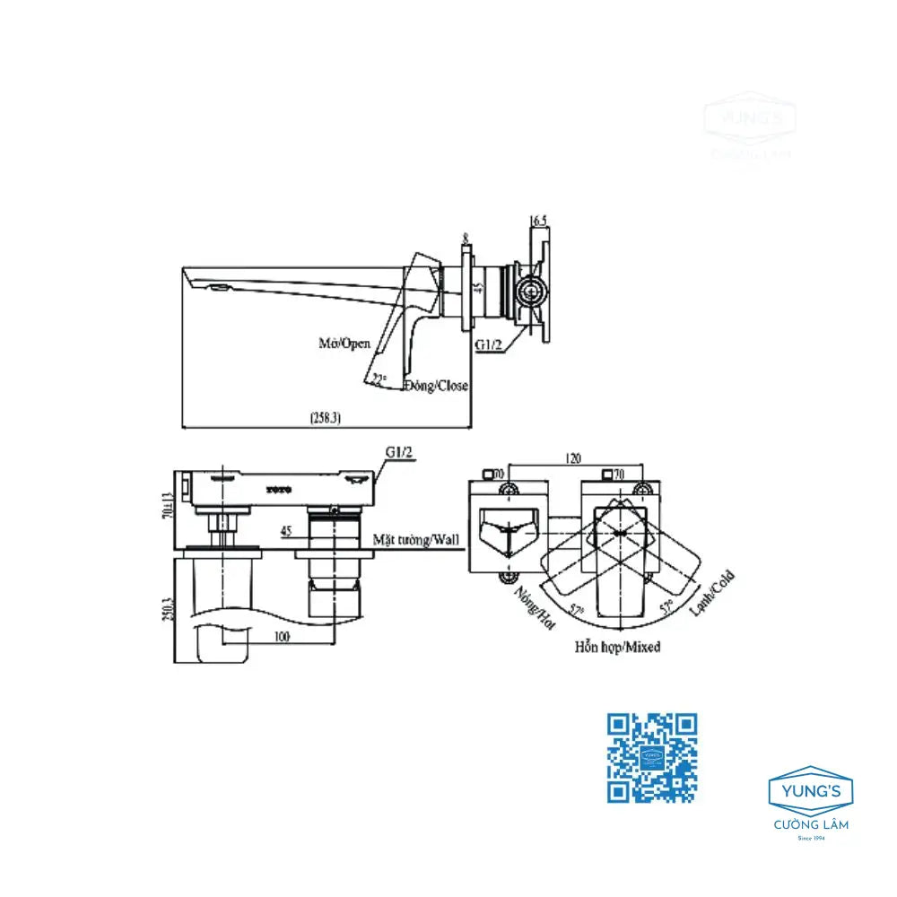 Tlg07308Bb Vòi Lavabo Nóng Lạnh