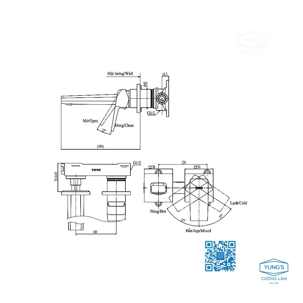 Tlg10307Bb Vòi Lavabo Nóng Lạnh