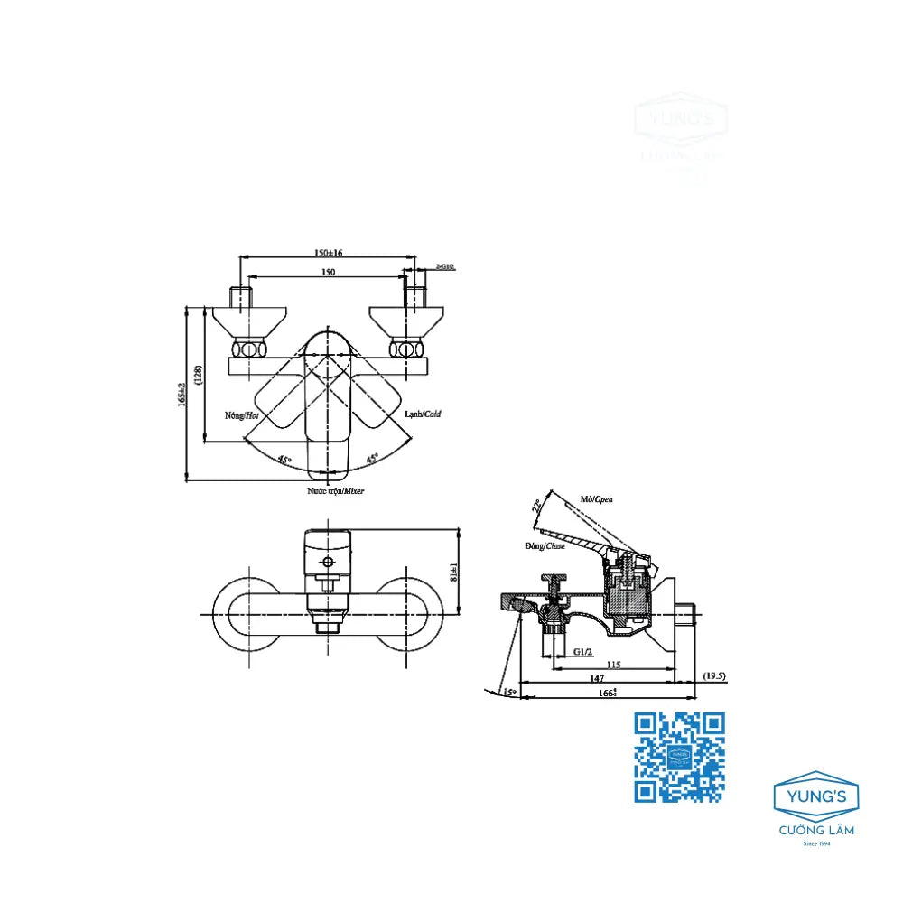 Ttmr302V Tbw03002B Sen Tắm Gắn Tường