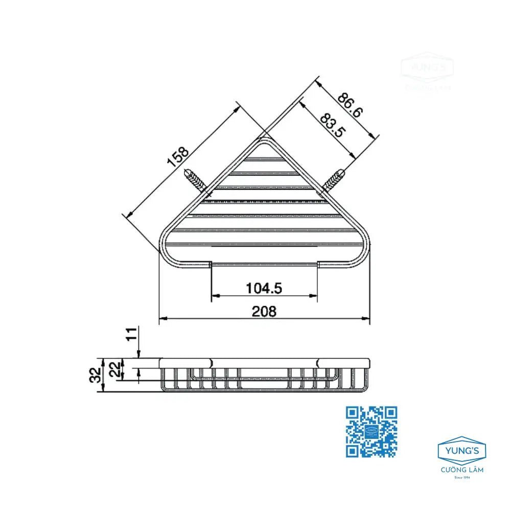 Lô xà phòng TX2AV1B | Thiết Bị Vệ Sinh TOTO