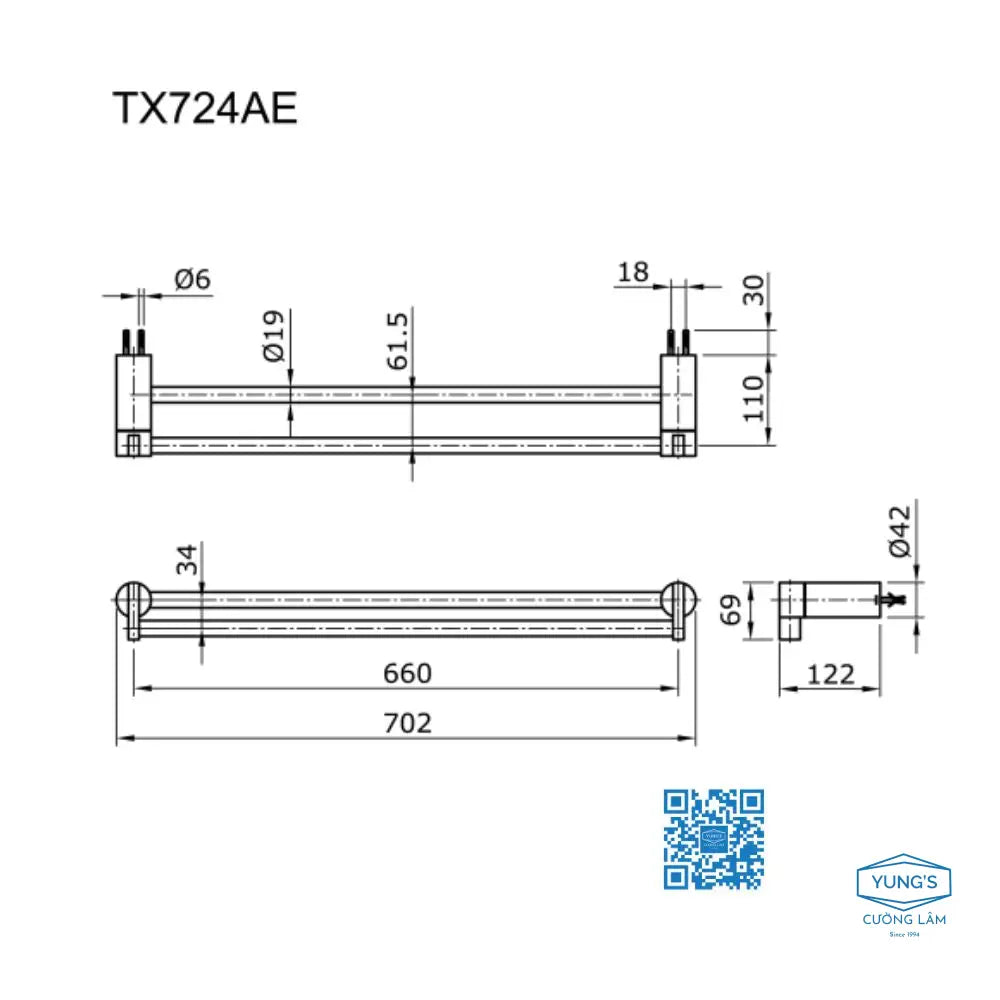 Tx724Ae Phụ Kiện Phòng Tắm