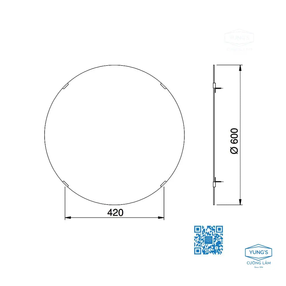 Gương YM6060FG | Thiết Bị Vệ Sinh TOTO