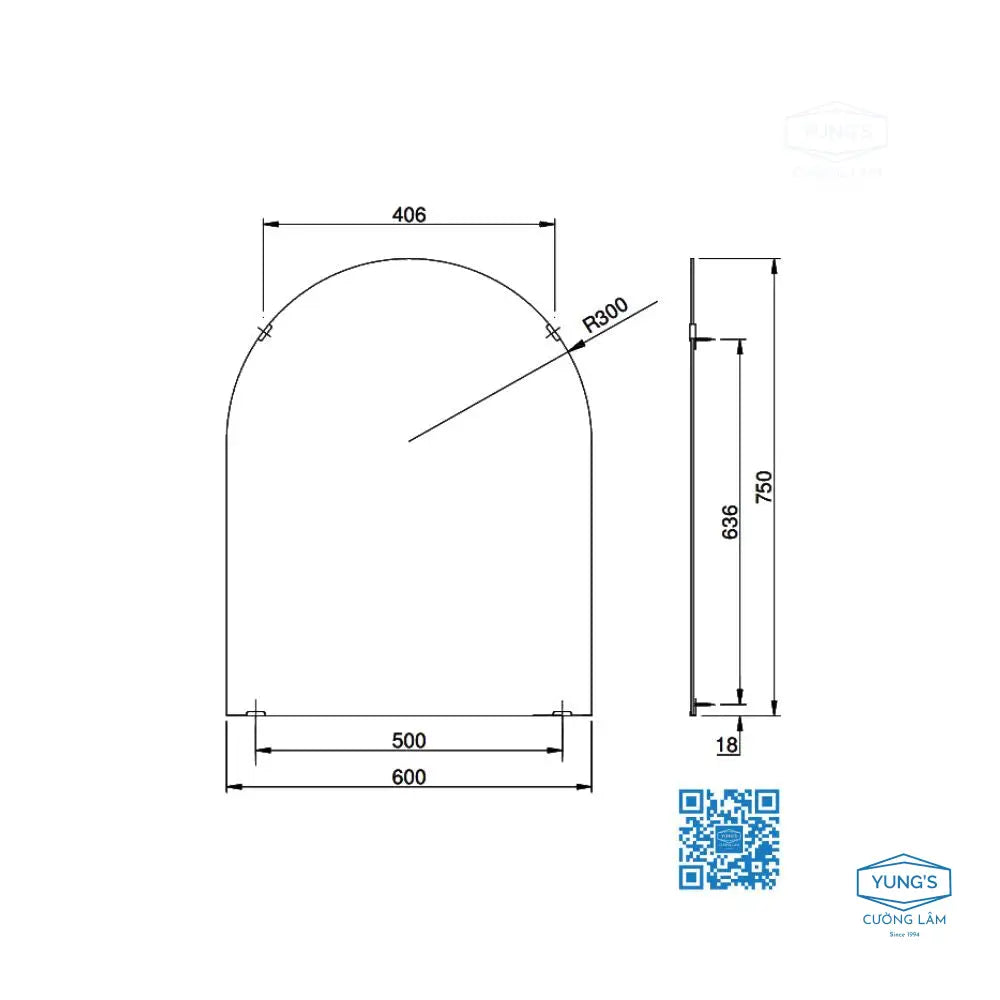 Gương YM6075FA | Thiết Bị Vệ Sinh TOTO